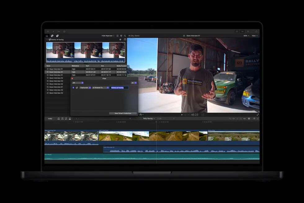 输入关键词直接定位视频帧，这比打点标记快得多