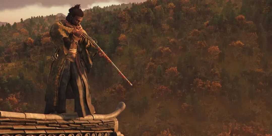 AC Shadows Yasuke Dynasty Ender legendary teppo sniping from the rooftops