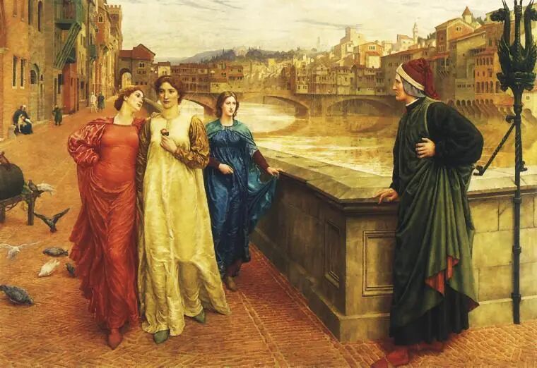 File:Dante and beatrice.jpg - 维基百科，自由的百科全书