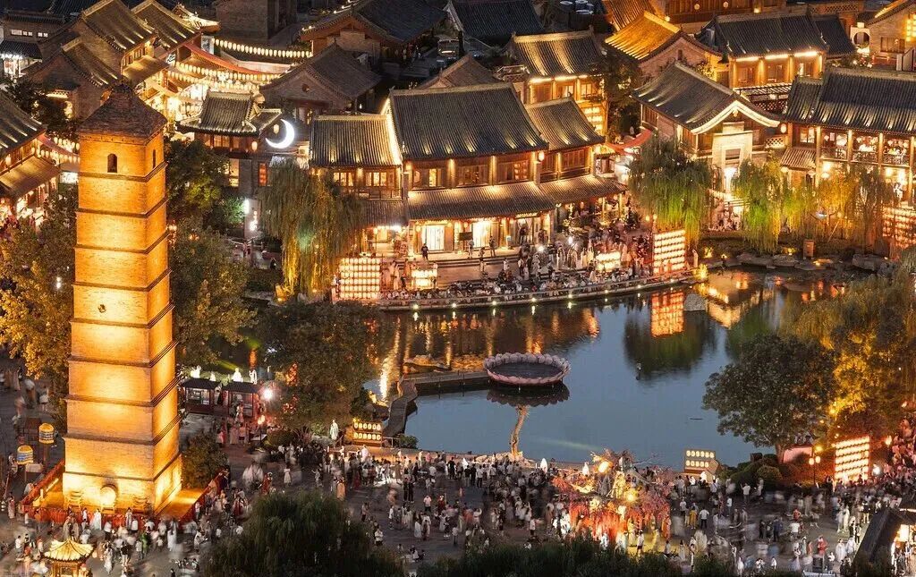 洛阳洛邑古城摄影图__国内旅游_旅游摄影_摄影图库_昵图网