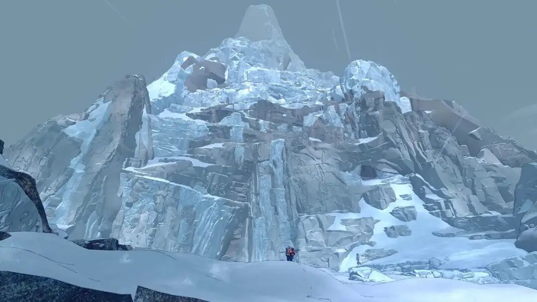 雪山上的风景 AI 生成的内容可能不正确。