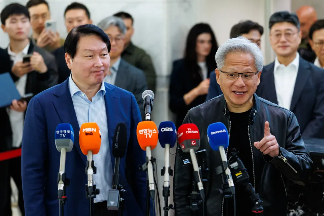 Nvidia CEO Jensen Huang in South Korea