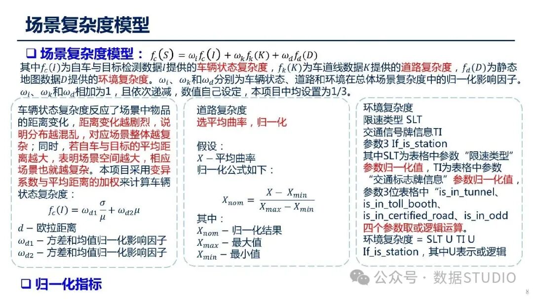 场景复杂度模型定义