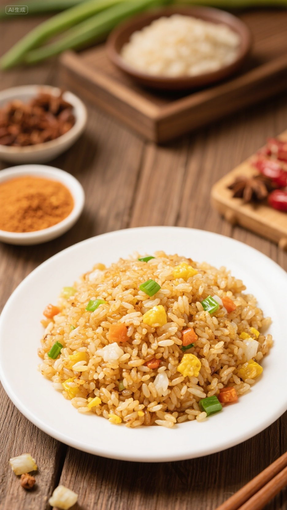 这是普通版蛋炒饭