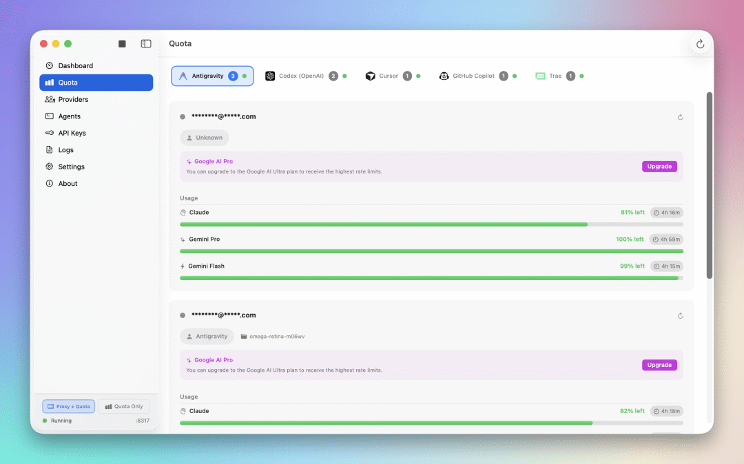 Quota Monitoring