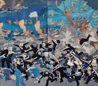 鸟羽伏见之战御锦旗-鸟羽伏见之战新选组_趣历史网