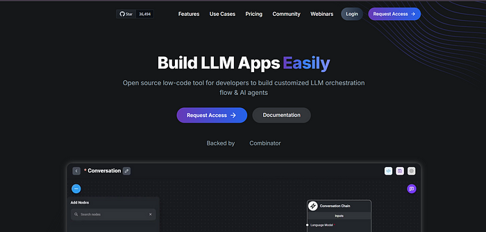 🔗 https://github.com/FlowiseAI/Flowise