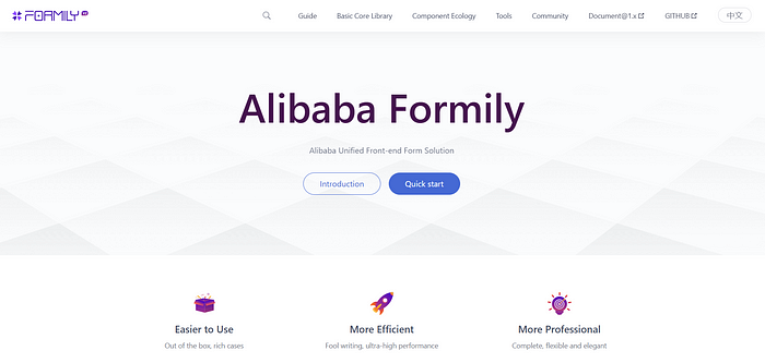 🔗 https://github.com/alibaba/formily