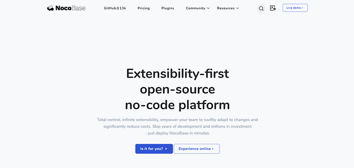 🔗 https://github.com/nocobase/nocobase