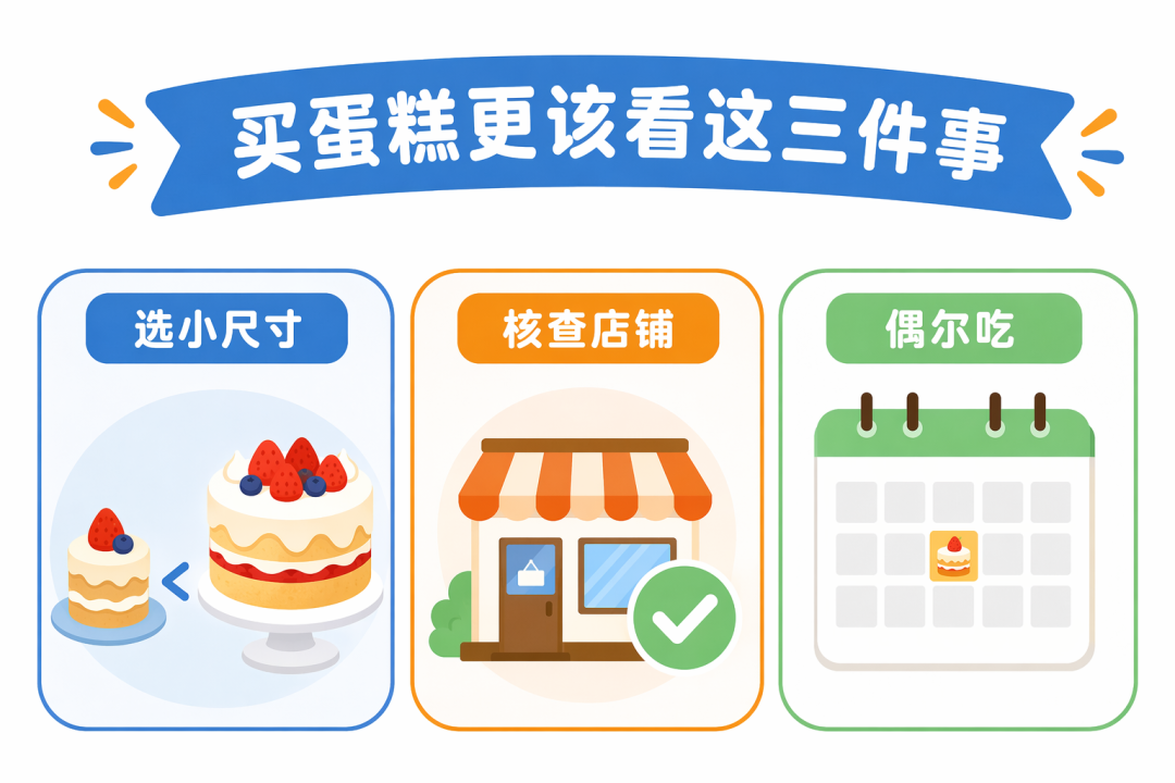 买蛋糕更该关注的三件事
