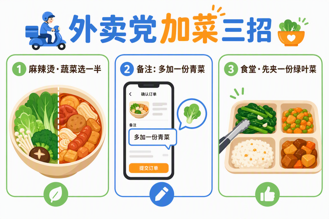 外卖党加菜三招