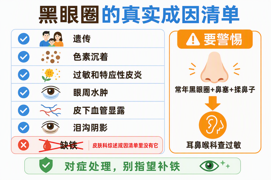 黑眼圈的真实成因清单