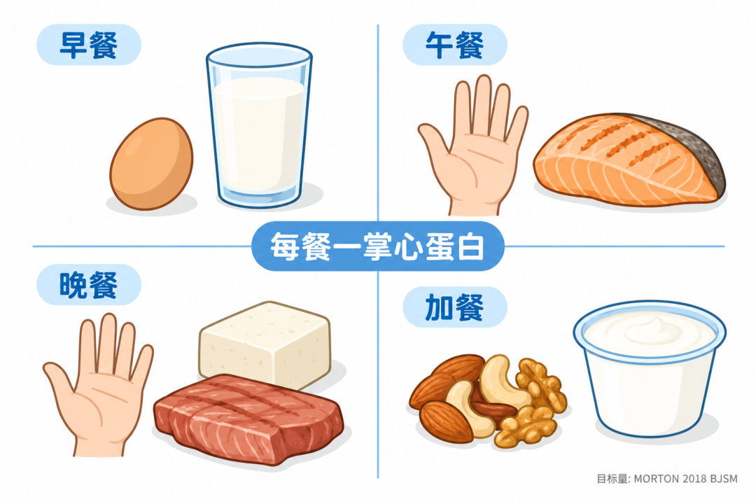 一天蛋白质食物构成