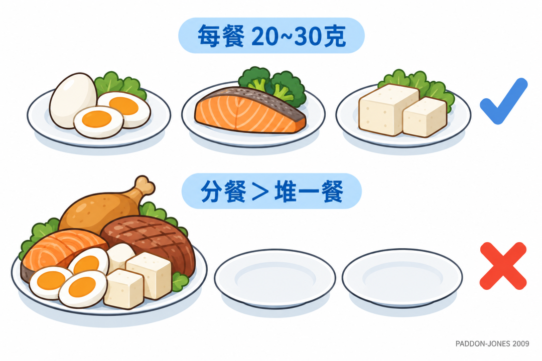 分餐与堆一餐对比