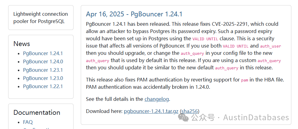 安装pgbouncer