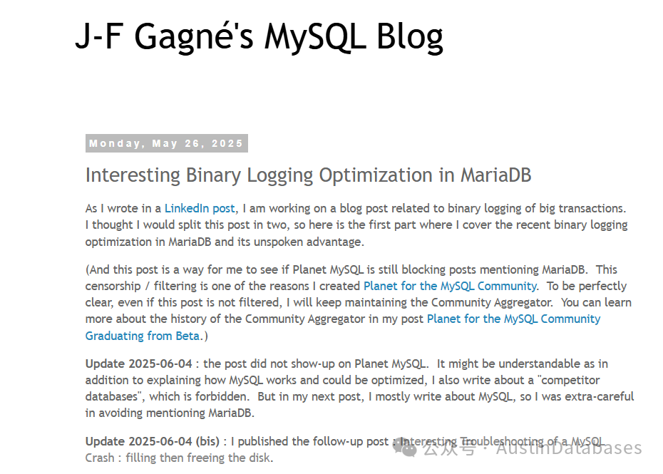 MySQL的大事务问题