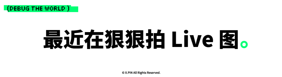 最近在狠狠拍 Live 图。