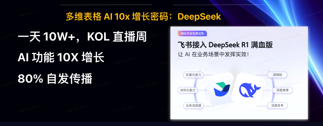 多维表格接入 DeepSeek 后的 10 倍增长