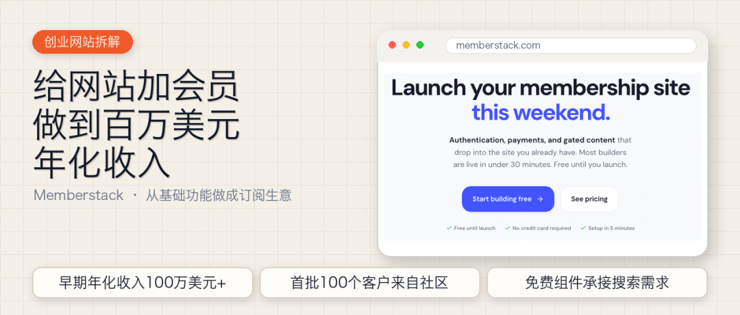 给网站加上会员和收款，做到百万美元年化收入