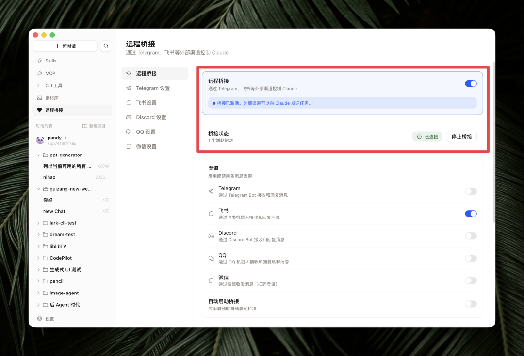 远程桥接