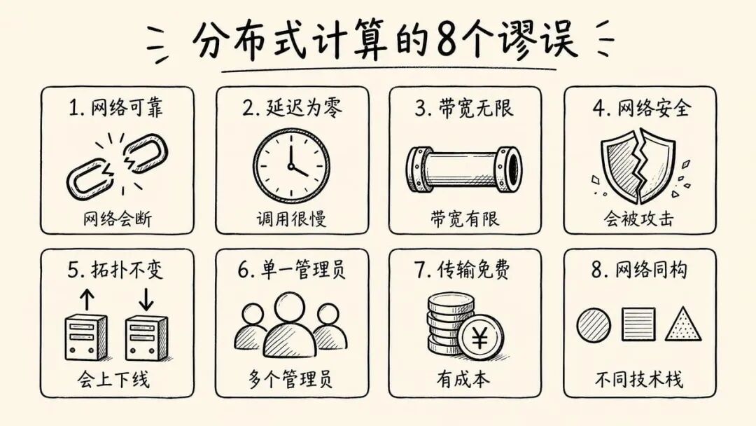 分布式计算8个谬误