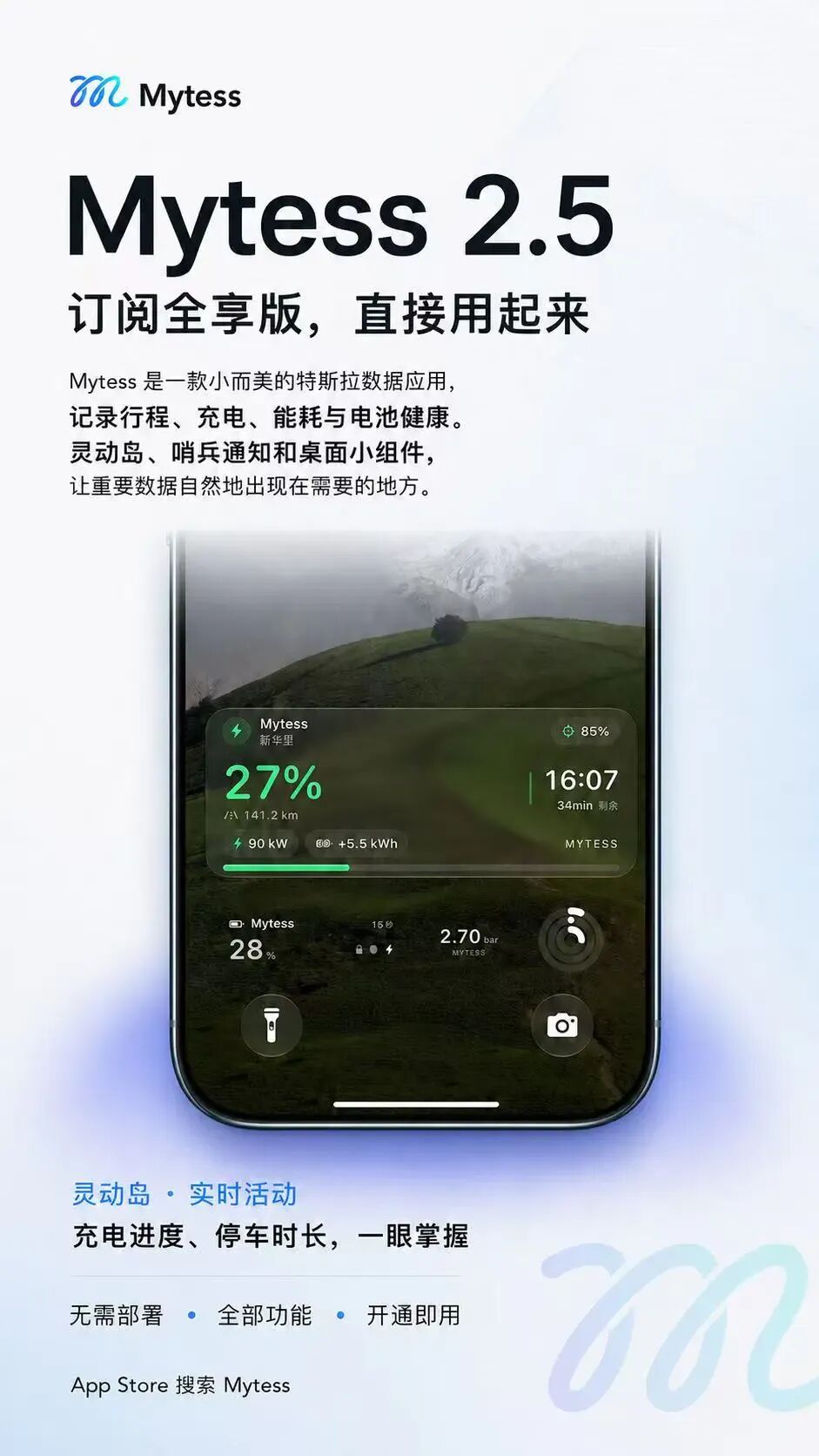 Mytess 灵动岛与实时活动