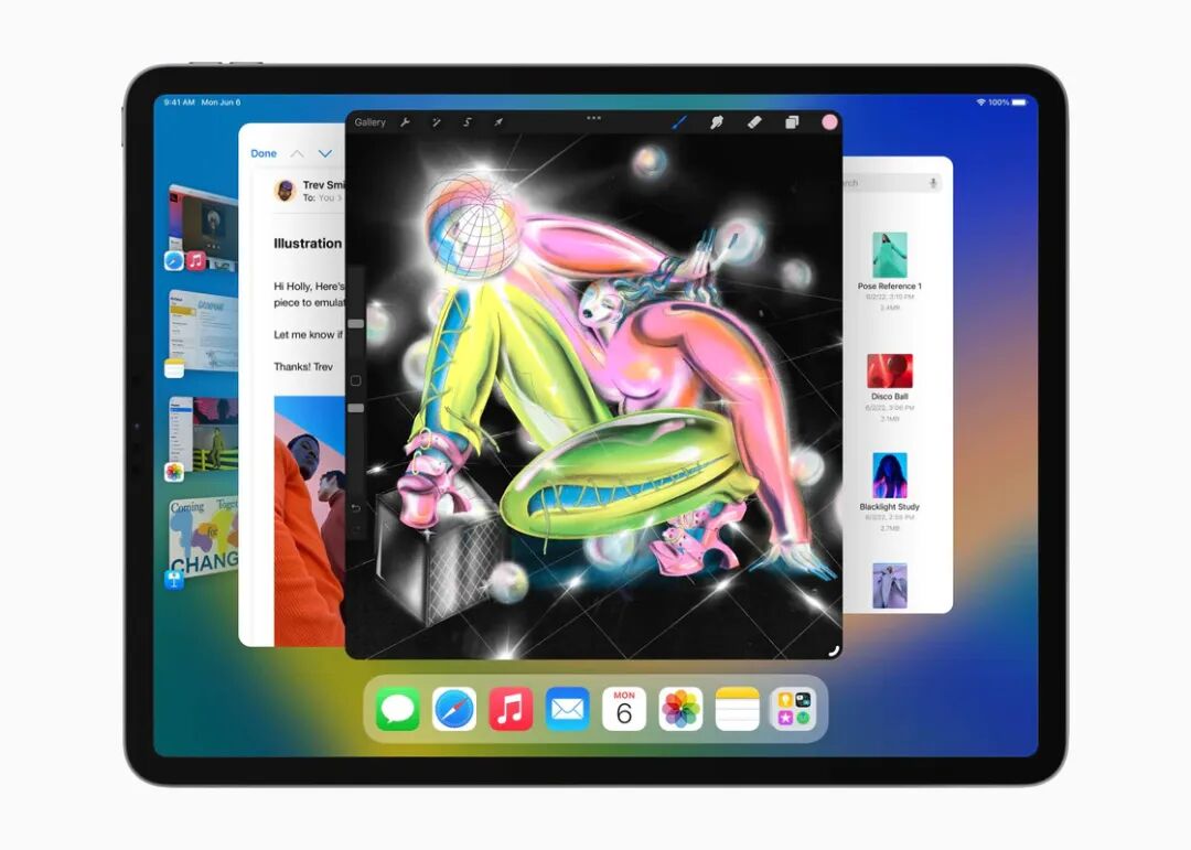 iPad 台前调度效果图