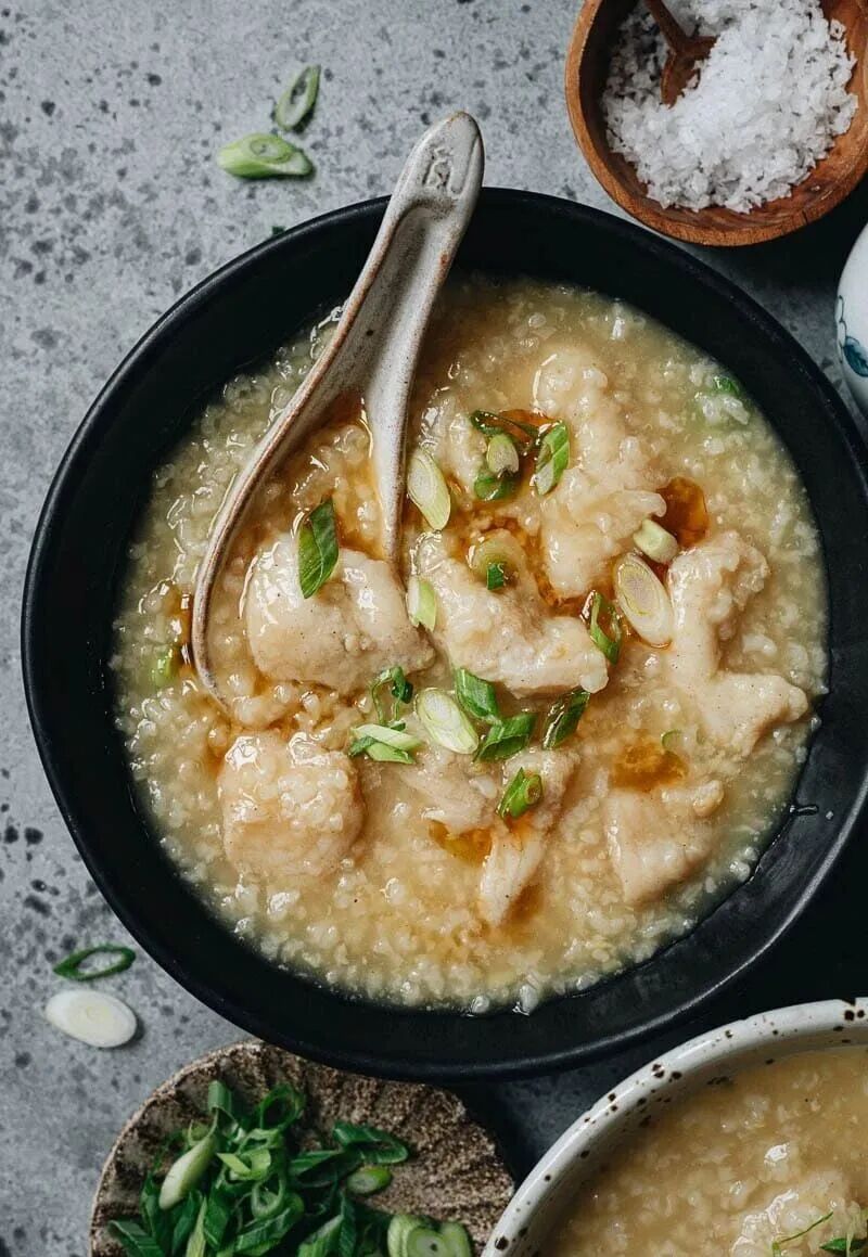 Chinese Fish Congee (生滚鱼片粥) - Omnivore's Cookbook