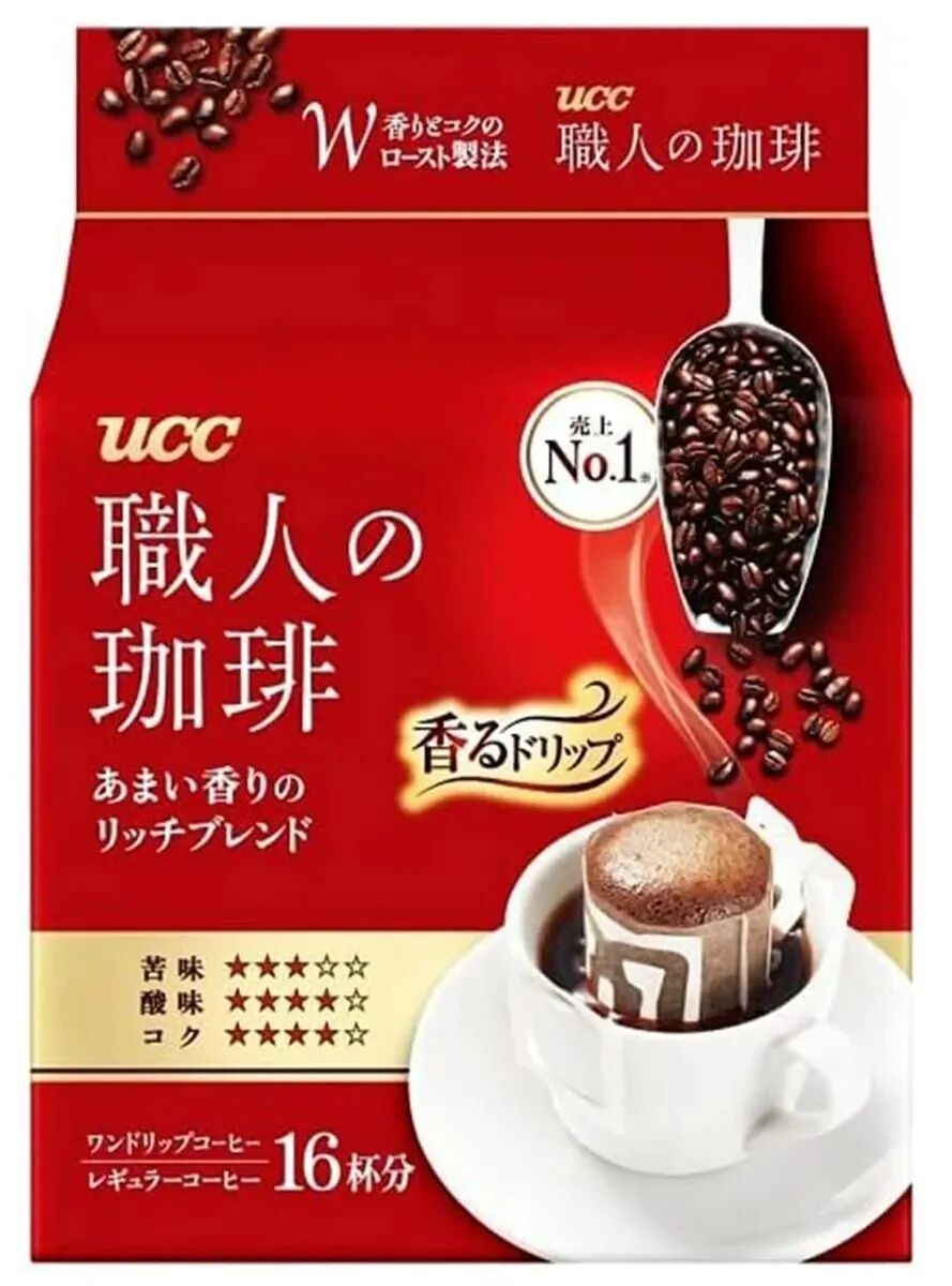 6折優惠]日版UCC 優仕濾滴掛耳式咖啡芳醇(16包裝)(000)【市集世界- 日本市集】 | 咖啡及用具| 日本市集| 好想買嘢VLoveshopping