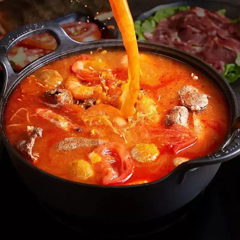 贵州红酸汤火锅底料番茄酸汤米线肥牛鱼料理包家用酸汤调理包