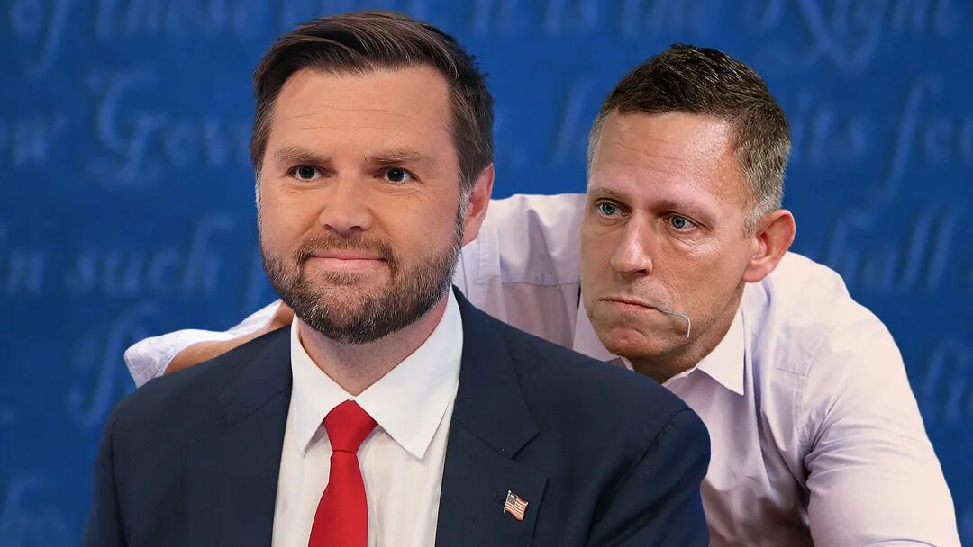 Peter Thiel Rushes To Restart Glitching JD Vance During Commercial Break - The Onion