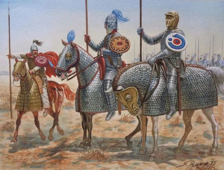 Late Roman cataphracts 4-3th century