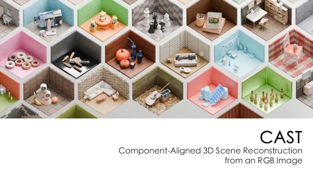 CAST: Component-Aligned 3D Scene Reconstruction from an RGB Image