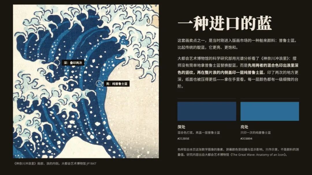 一种进口的蓝