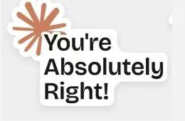 You're Absolutely Right