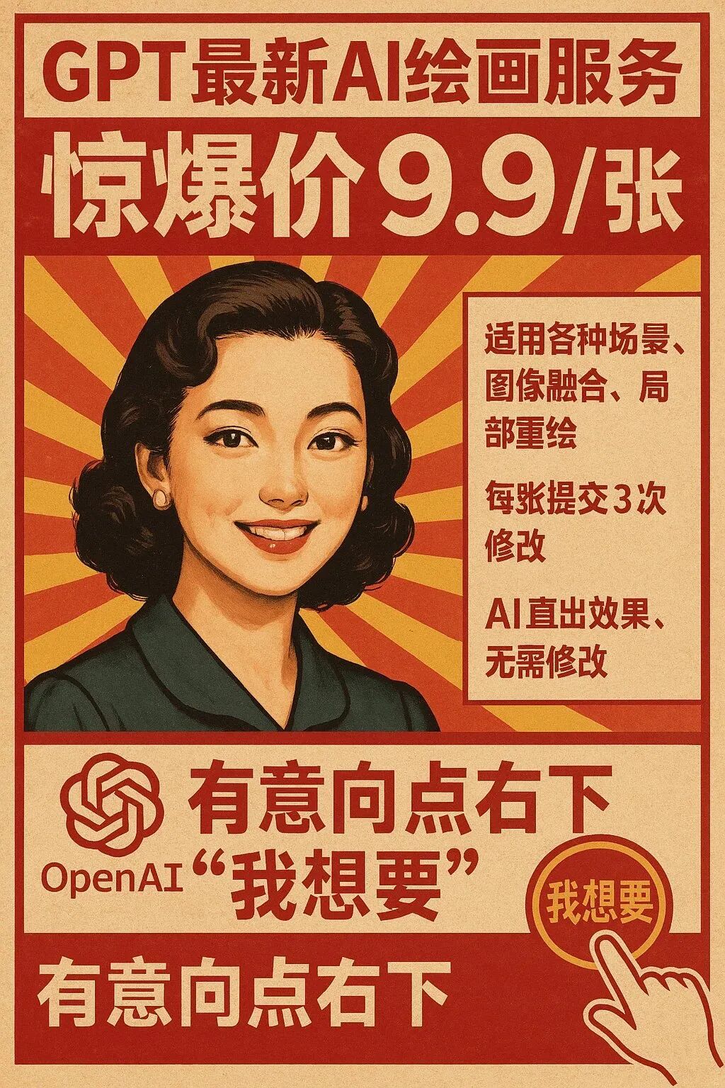 复古宣传海报