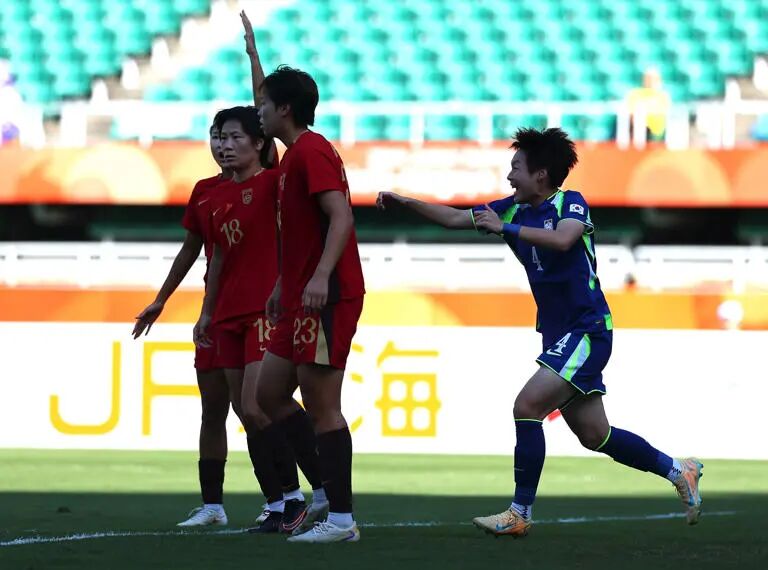 11年来首次不敌韩国队 中国女足无缘亚运会领奖台