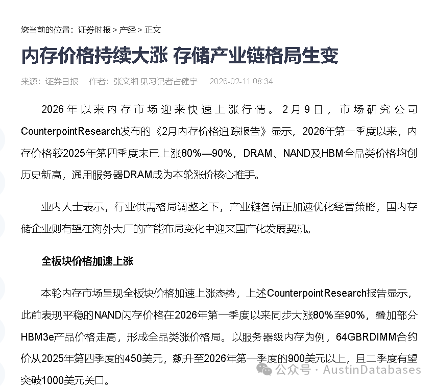 时代的选择，内存暴涨