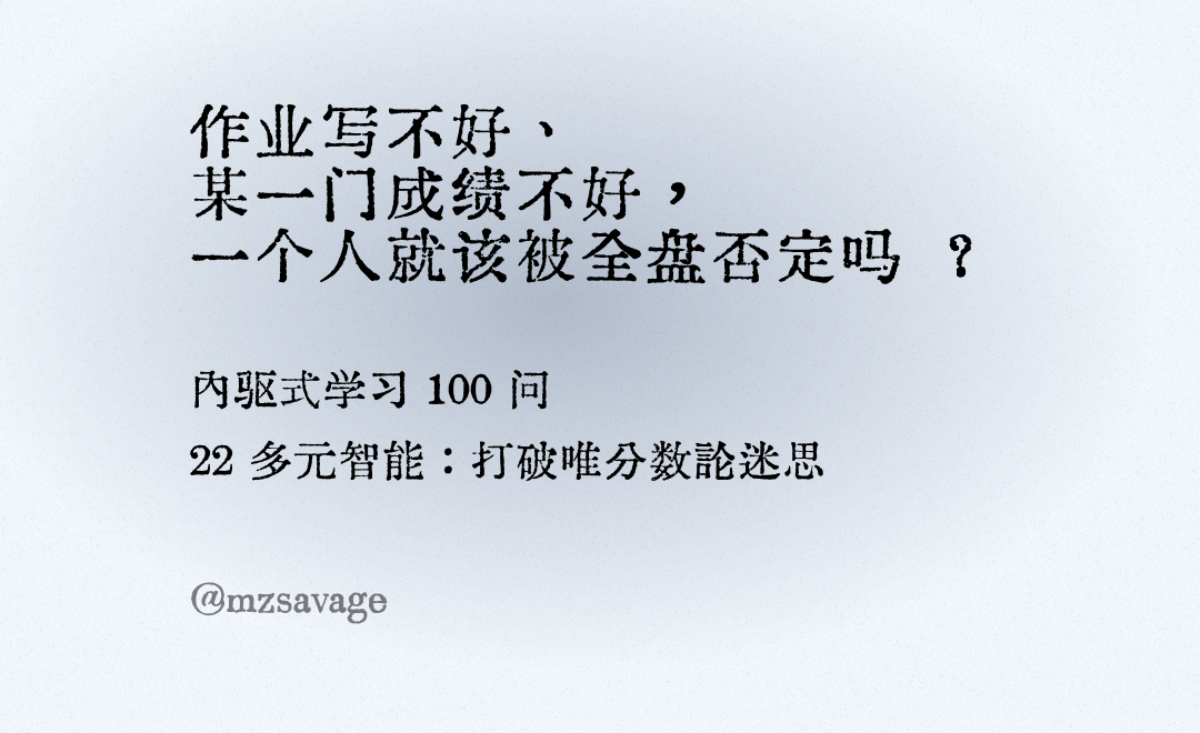《第2章 内驱的学习者》/2.4 多元智能：打破唯分数论迷思