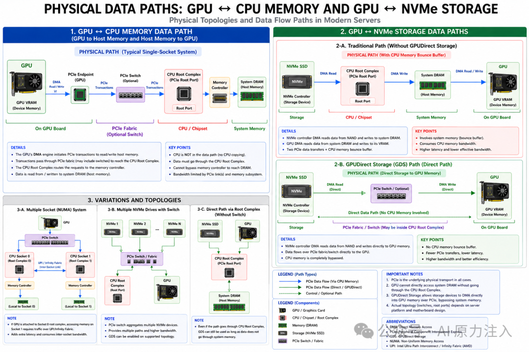 GPU ↔ CPU 数据路径