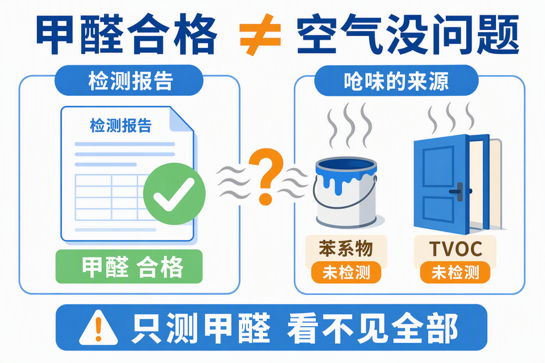 甲醛合格不等于空气有问题
