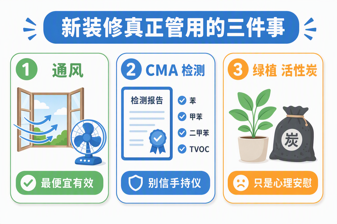新装修真正管用的三件事
