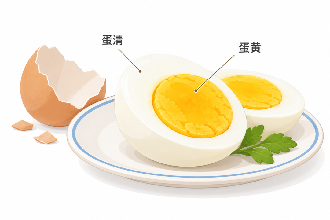 认识蛋清与蛋黄