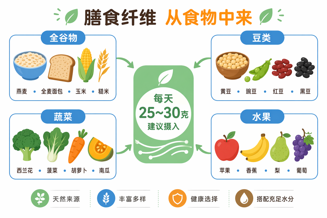 膳食纤维食物来源