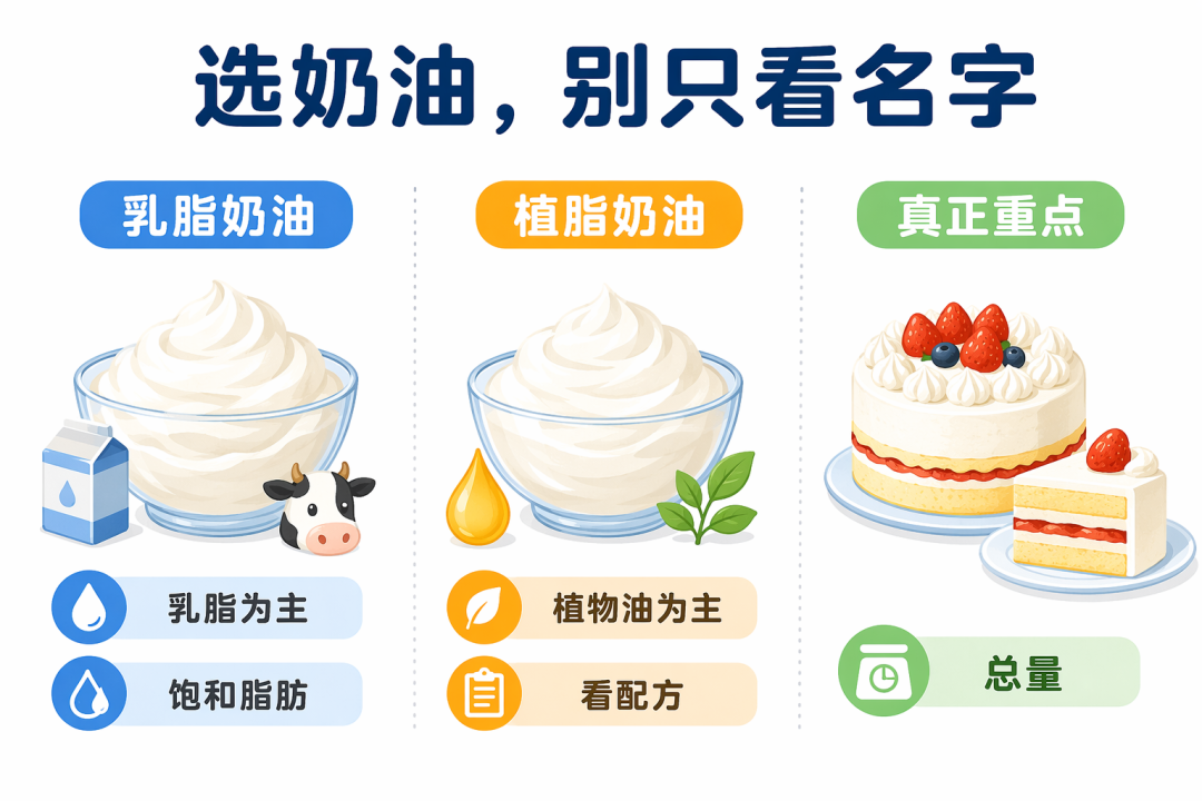 动物奶油、植物奶油和蛋糕总量