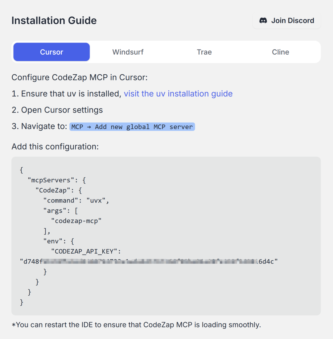 https://www.codezap.co/dashboard/installation