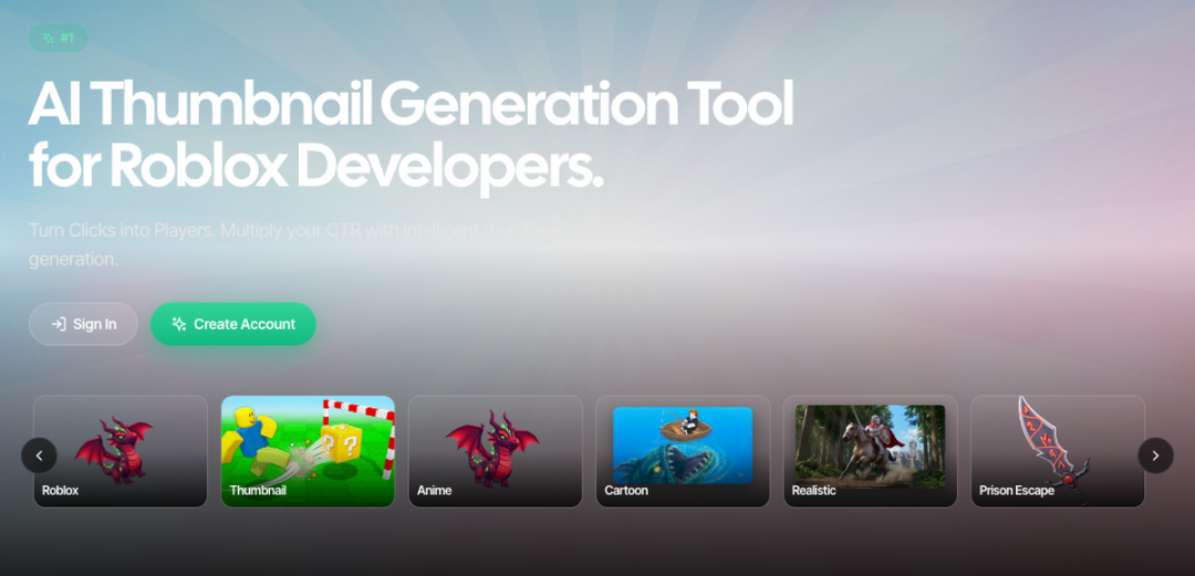 ForgeGUI 的 Roblox 缩略图生成页面