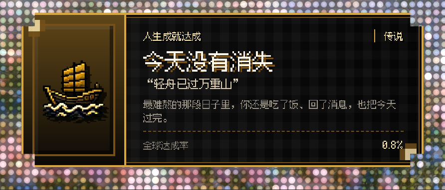 今天没有消失