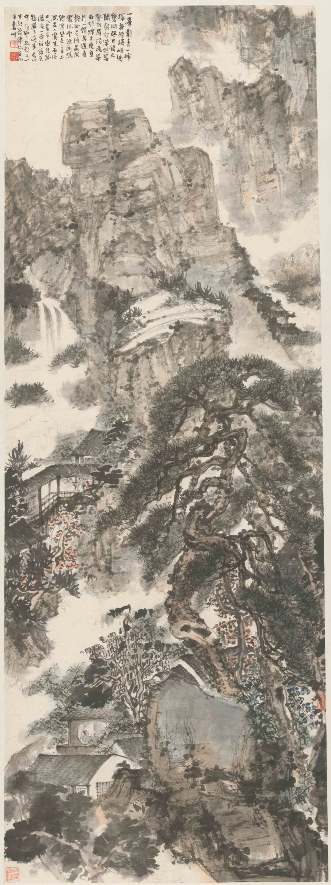 4.傅抱石《仿石涛游华阳山图》轴（7：7883）.jpg