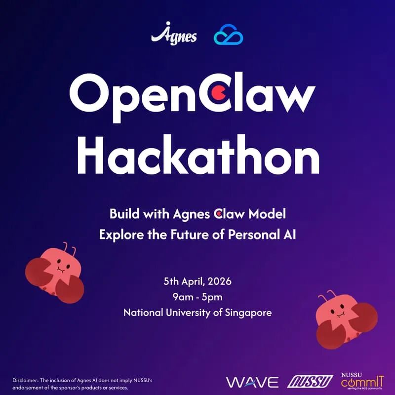 🦞OpenClaw Hackathon: Build with Agnes Claw Model 的封面图片